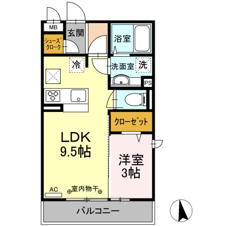 グランエスポワール 間取り図