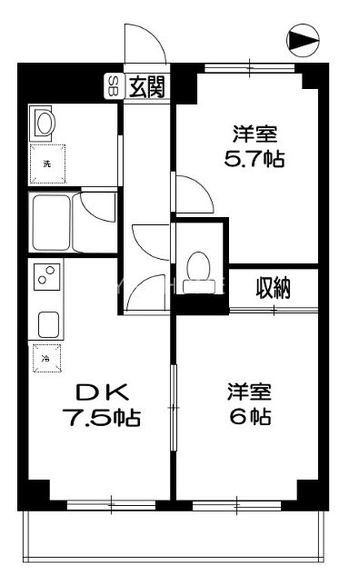エレガンス三鷹 間取り