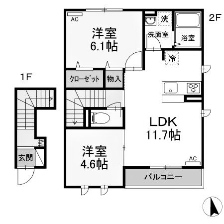 レセア花小金井 間取り