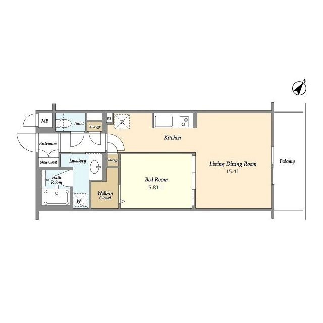 BLESS北新宿   間取り