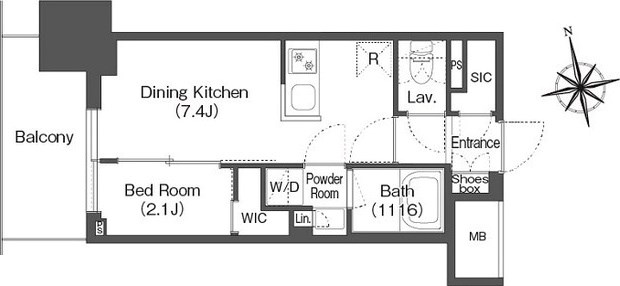 バウスステージ中野  間取り