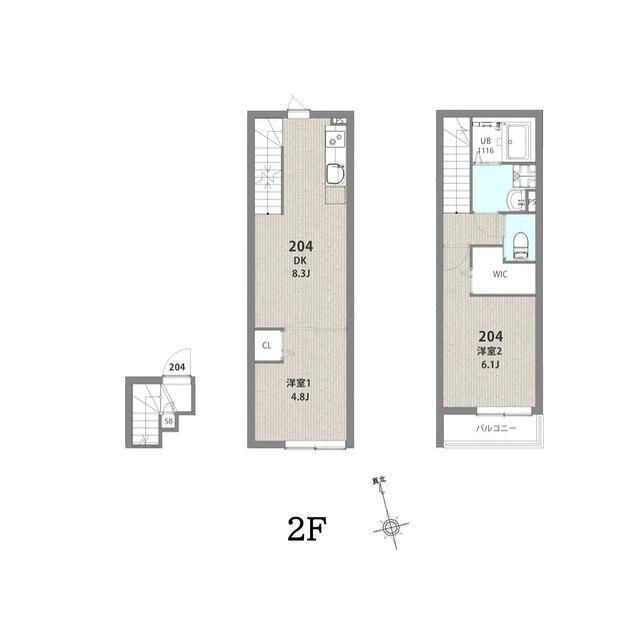 ミハス中野新井薬師Ⅱ  間取り