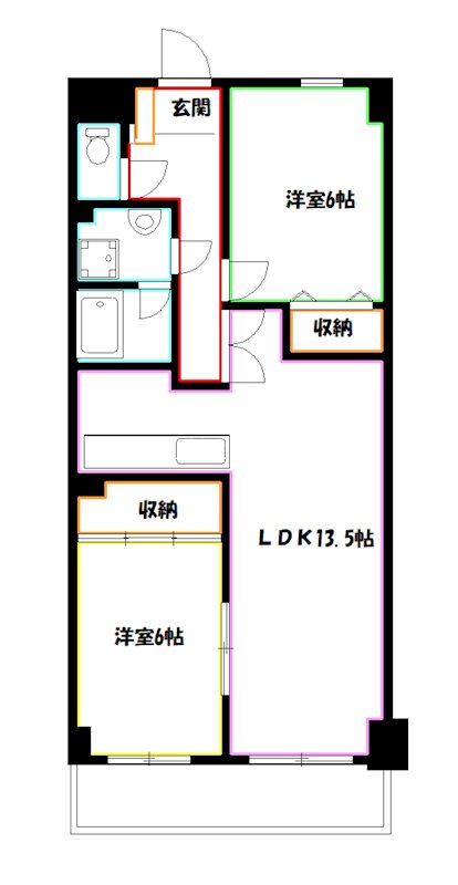 吉祥寺北町ハイム 間取り