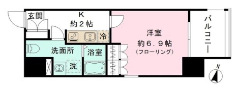 プリューム中野坂上  間取り