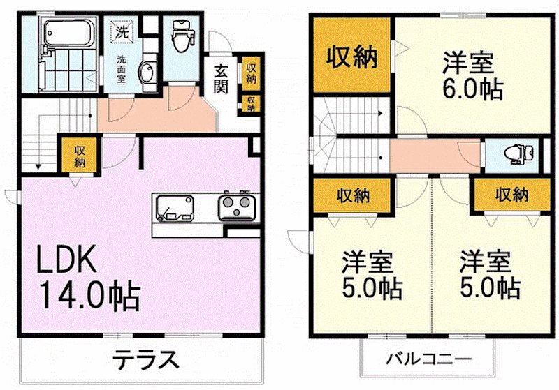 カトレア　ヴィオレ 間取り
