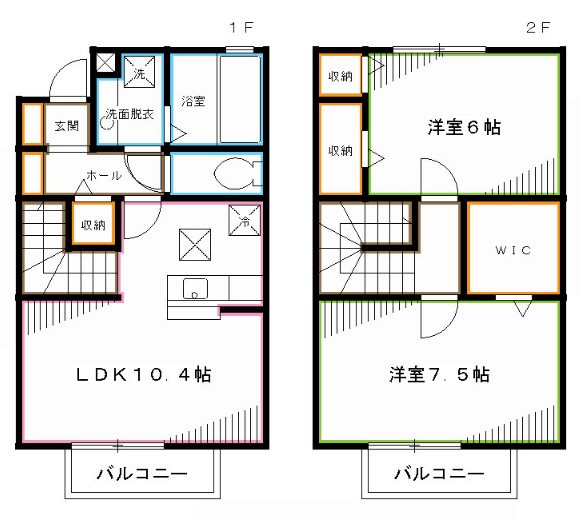 PAISIBLE 間取り