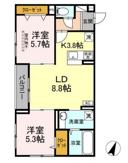 プランドール鷺宮 間取り