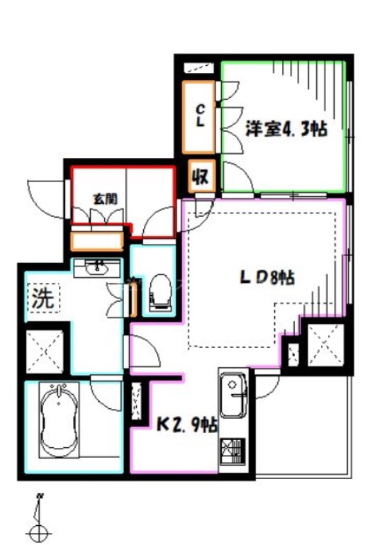 ザ・パークハウス三鷹レジデンス  間取り