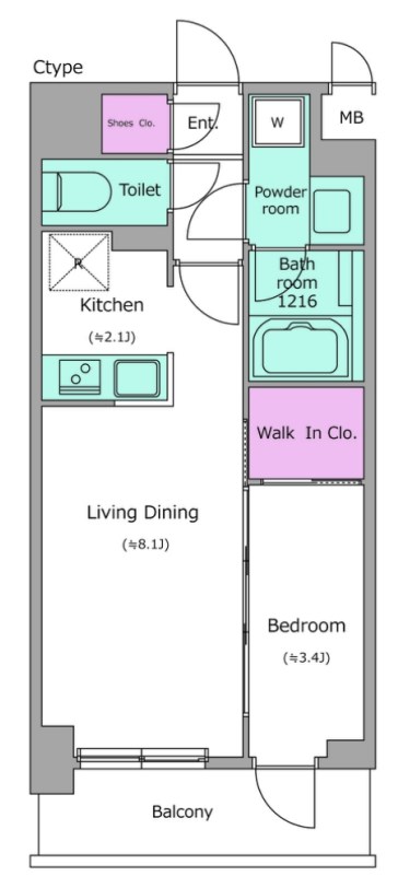 KDXレジデンス上石神井Ⅱ 間取り