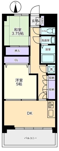 中野ハイネスコーポ 間取り