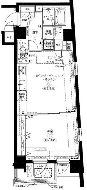 ZOOM中野坂上 間取り