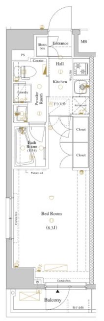 ルクレ高円寺アジールコート 間取り