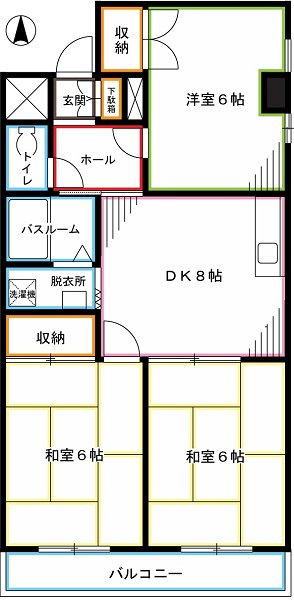 メゾン・ド・フルール 間取り