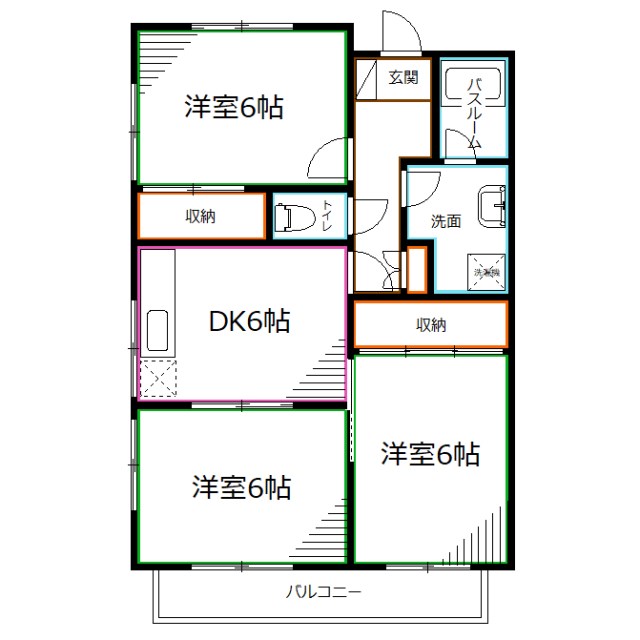 国立イーストハイツ 間取り