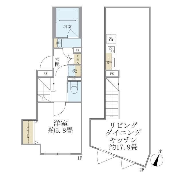 プラティーク中野坂上 間取り