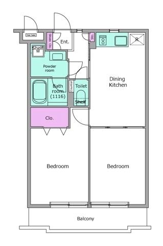 レジディア吉祥寺 間取り