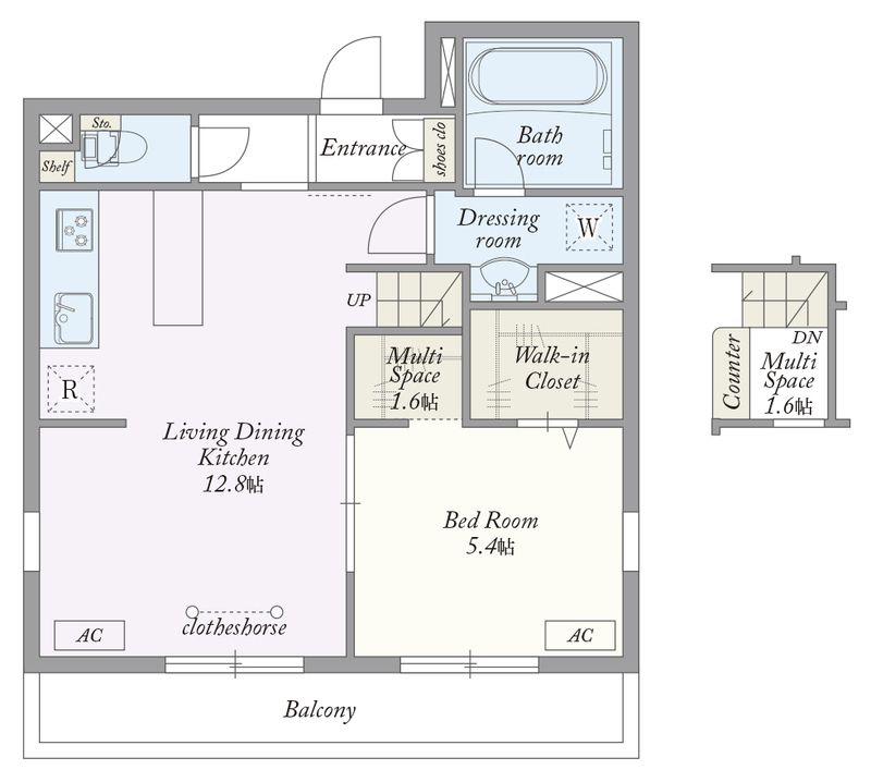 My Style vintage　東長崎 間取り
