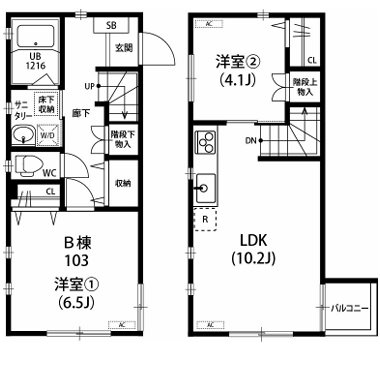 リブリ・カームコート恋ヶ窪  間取り