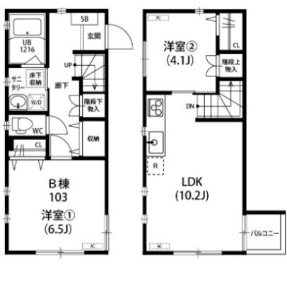 リブリ・カームコート恋ヶ窪 間取り