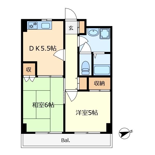 メゾンプチフォーレ 間取り