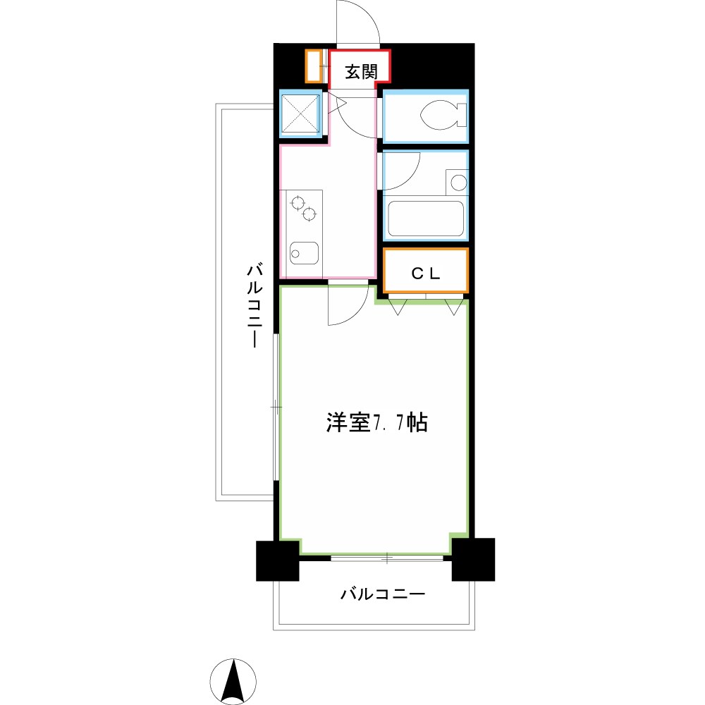 ベルクレール三鷹 間取り