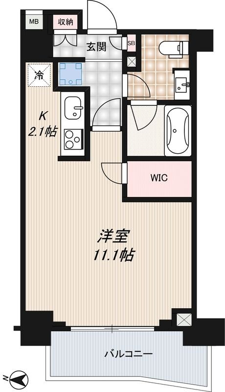 RIDGE新宿西落合（旧ルクレ新宿西落合） 間取り図