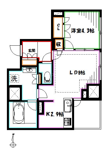ザ・パークハウス三鷹レジデンス 間取り
