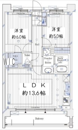 ガリシア新宿WEST 間取り