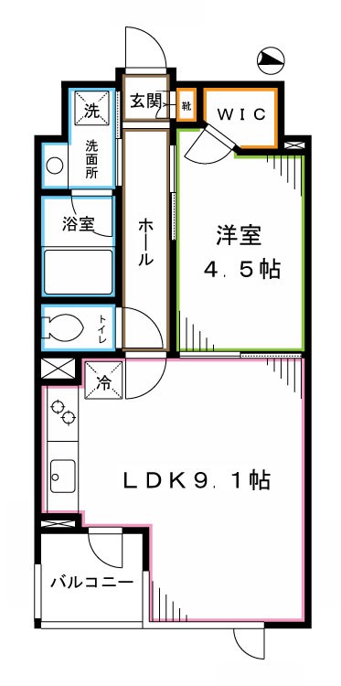 ZOOM中野坂上 間取り