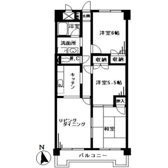 アンソレイエ国立 間取り