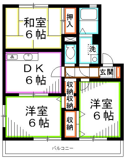 サザンクロス 間取り