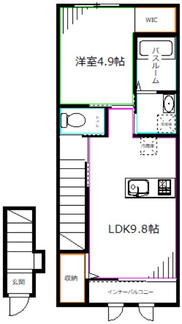 JOYOUS松庵  間取り