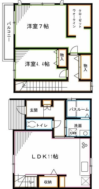 Ｊ Ｃｏｕｒｔ　  間取り