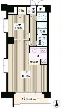 コアシティ中野坂上 間取り
