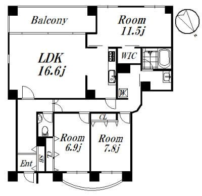 宮前ヴィレッジ　C棟 間取り