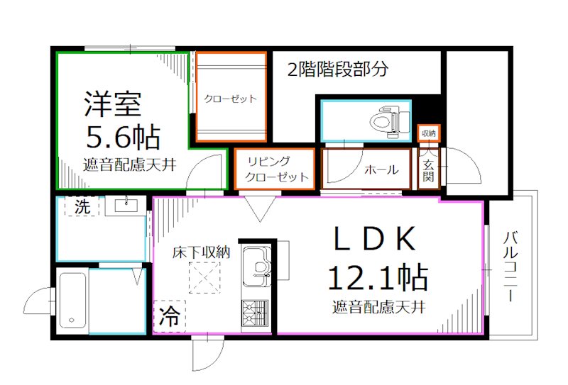 グリナージュ上水 間取り