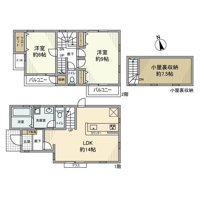 上水南町戸建 間取り