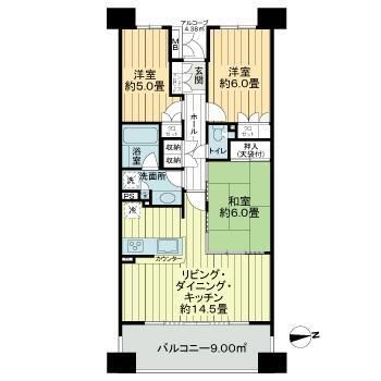メルローズスクエア武蔵小金井 間取り