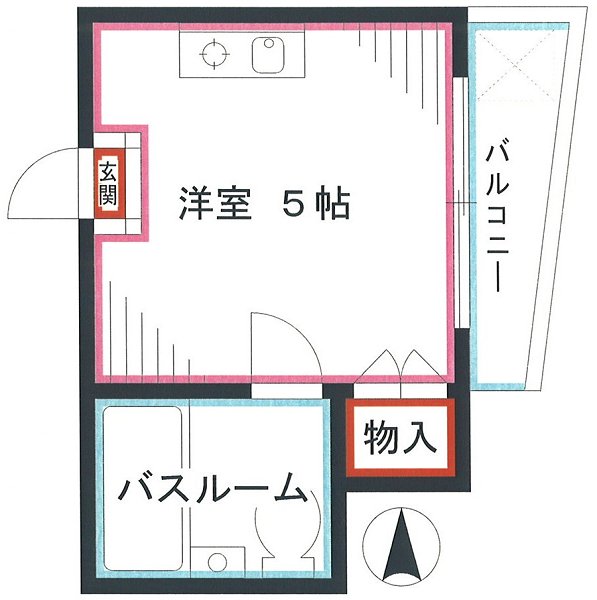 第２おおとり荘 間取り図