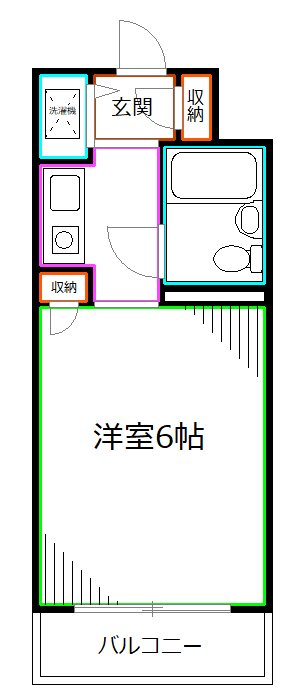ビリジアン目白 間取り図