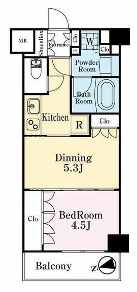 デュオステージ武蔵小金井 間取り