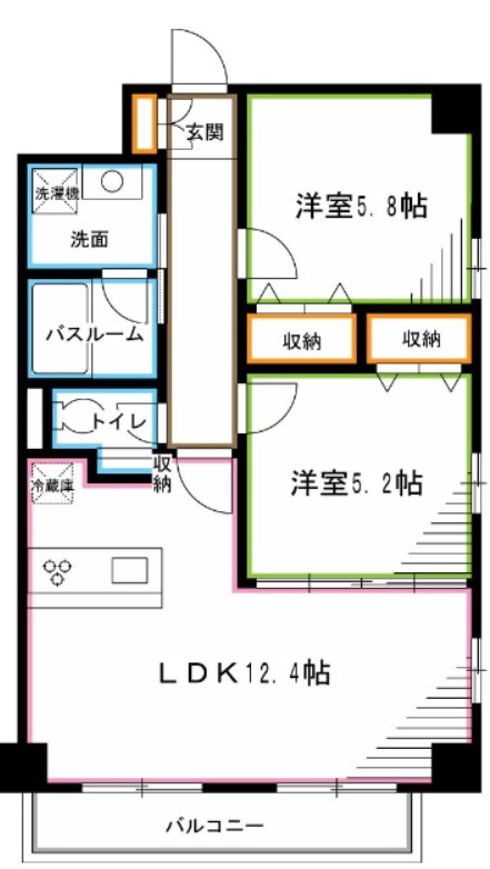 アステル壱番館荻窪 間取り