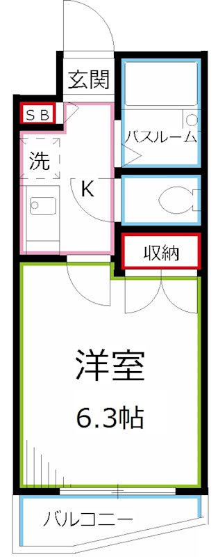 ル・フリメール  間取り