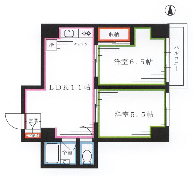 ラミアカーザ中野  間取り