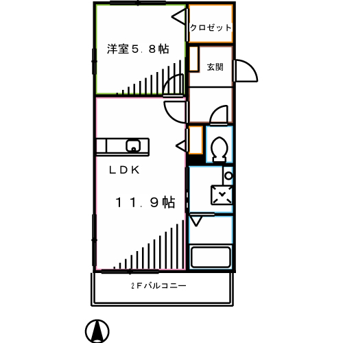 ハイブリッド　メゾン 間取り