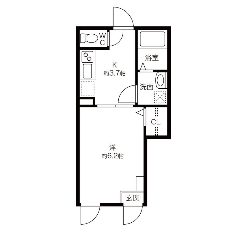 MELDIA上荻３丁目 間取り