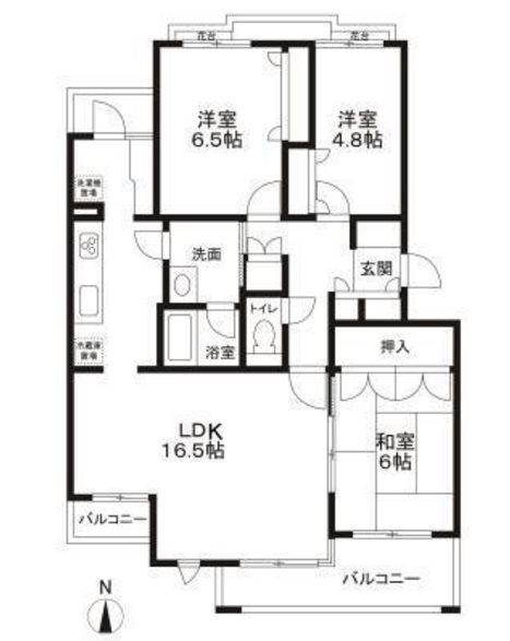 テラハウス小平 間取り