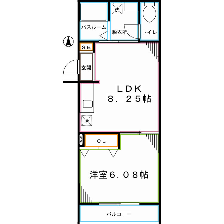 フォレストメゾン府中桜通り 間取り