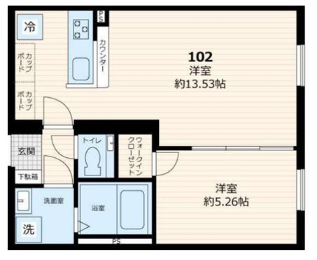 GATE　Residence　Mitaka 間取り