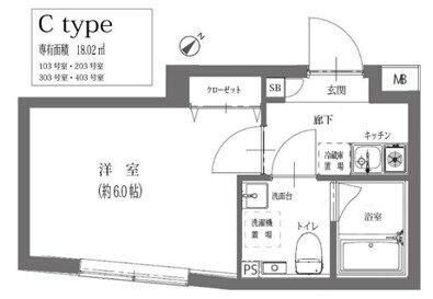 MAXIV　basic　荻窪 間取り